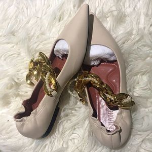 Pointy Jeweled Flats